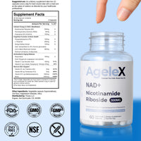 AgeleX NAD+ Complex — 180 Capsules (3-Month Supply · Best Value)