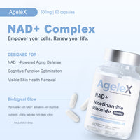 AgeleX NAD+ Complex — 60 Capsules (1-Month Supply)