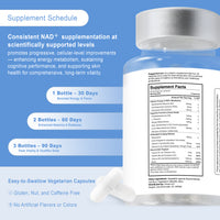 AgeleX NAD+ Complex — 180 Capsules (3-Month Supply · Best Value)