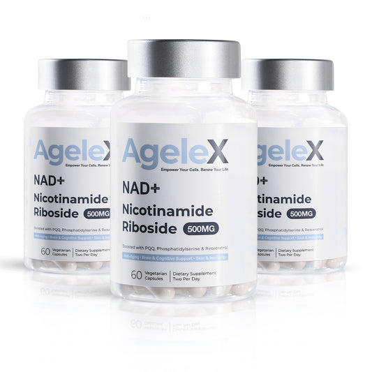 AgeleX NAD+ Complex — 180 Capsules (3-Month Supply · Best Value)